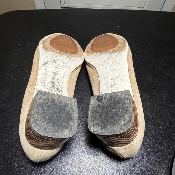 Ron White EUR 38.5 tan suede weatherproof made in Italy - Picture 8 of 12